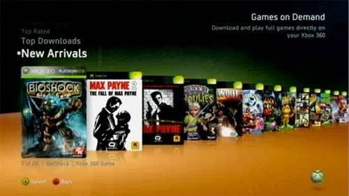 Games on demand