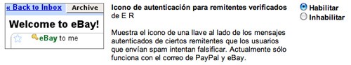 Gmail permite sacarle algo de partido a ESMTP al verificar los mensajes de Paypal/Ebay