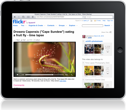 iPad y Video en HTML5