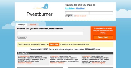 Tweetburner