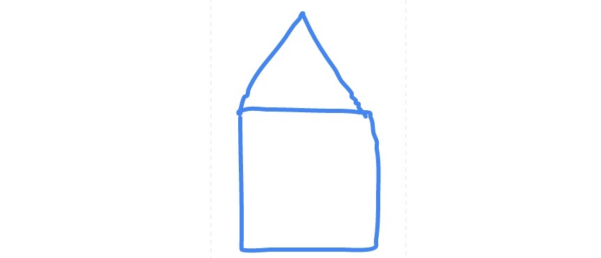 dibujo de una casa