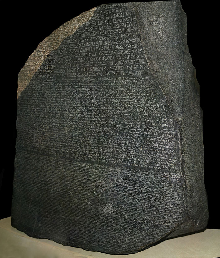 Piedra de Rosetta serendipias