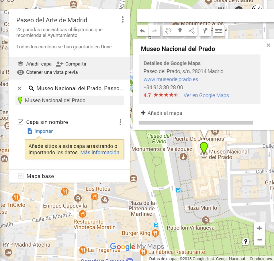 Mapas Google Maps Buscar Museo del Prado