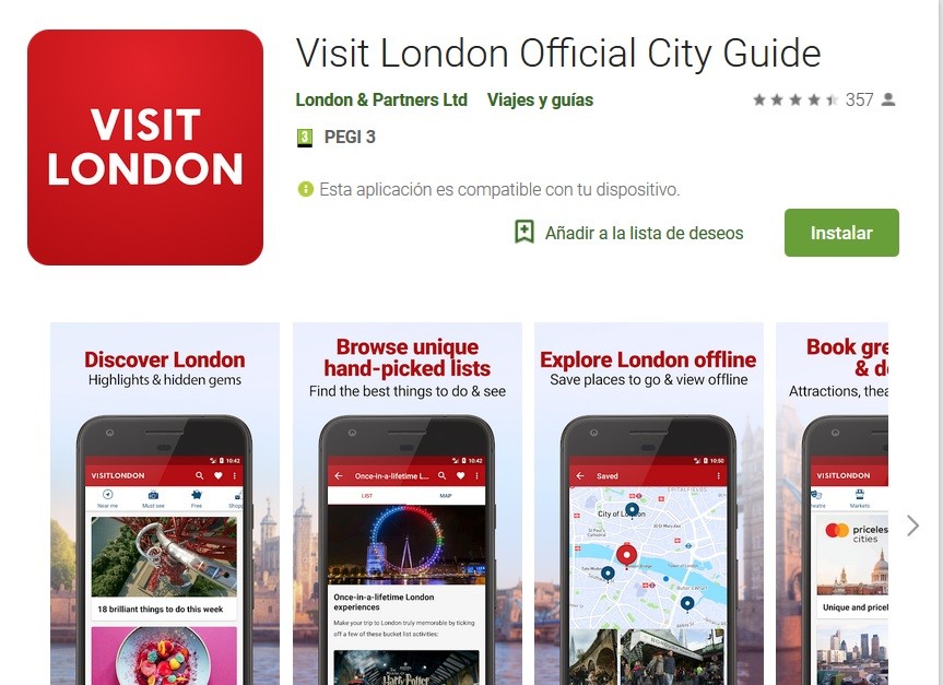 Apps turísticas para visitar Londres