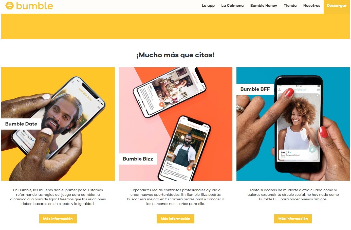 Bumble, una app de citas en las que la mujeres mandan