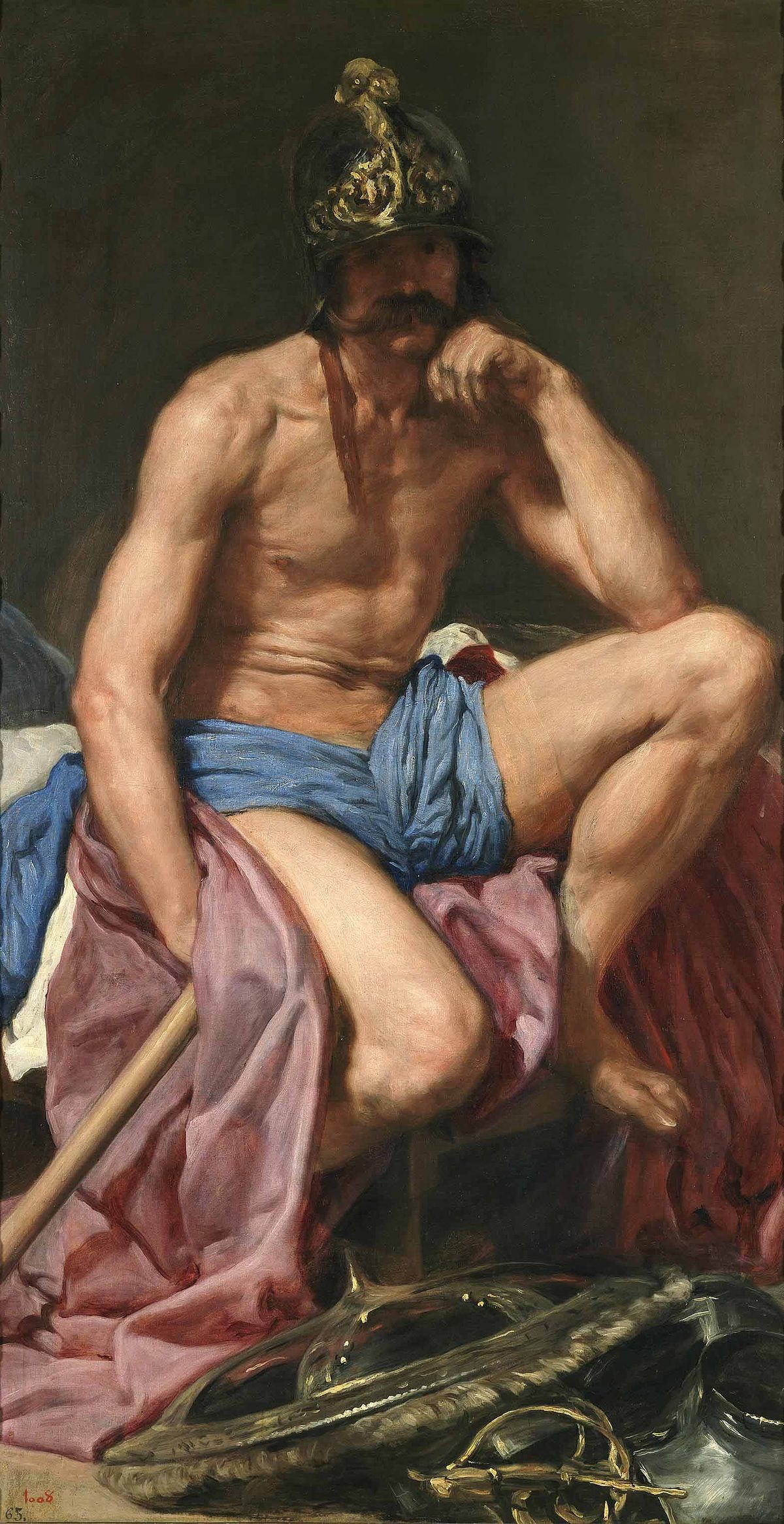 El dios Marte, Velázquez
