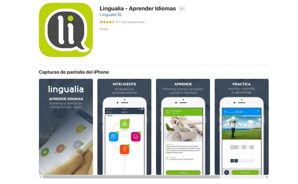 Lingualia: apps para aprender idiomas