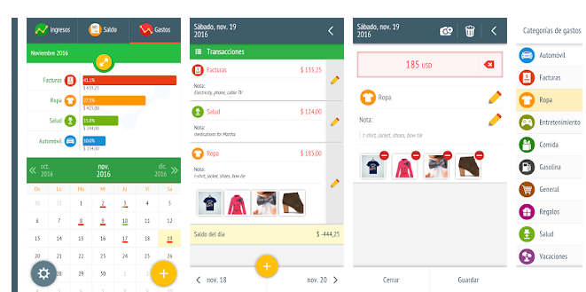 app para Android controlar gastos