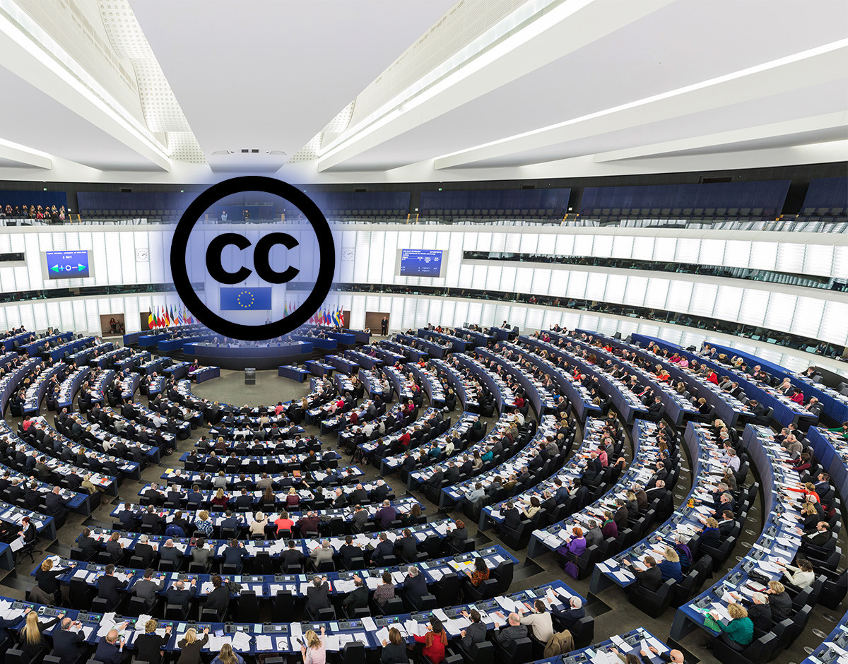 parlamento europeo comusion creative commons