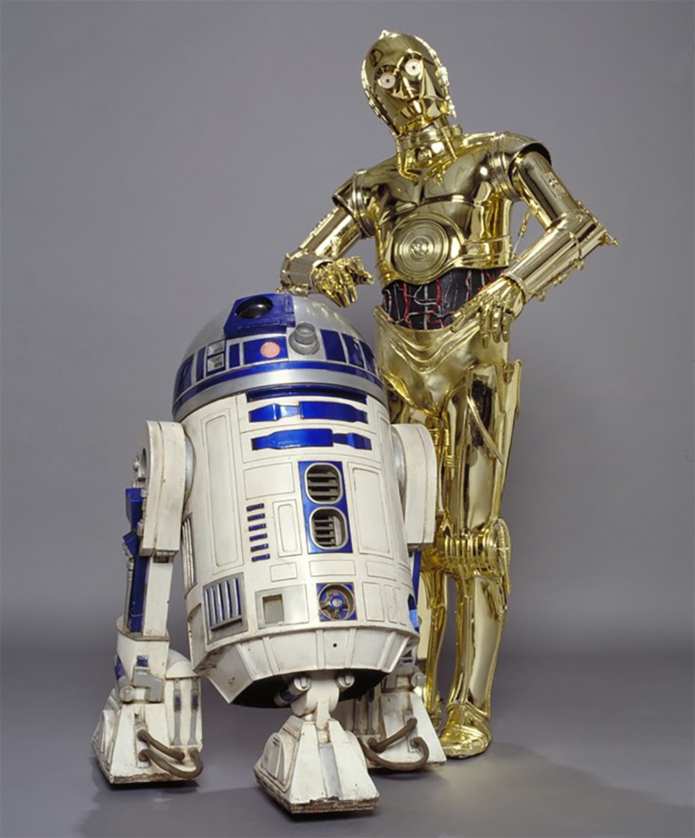 robots de ficción. R2D2-C3PO