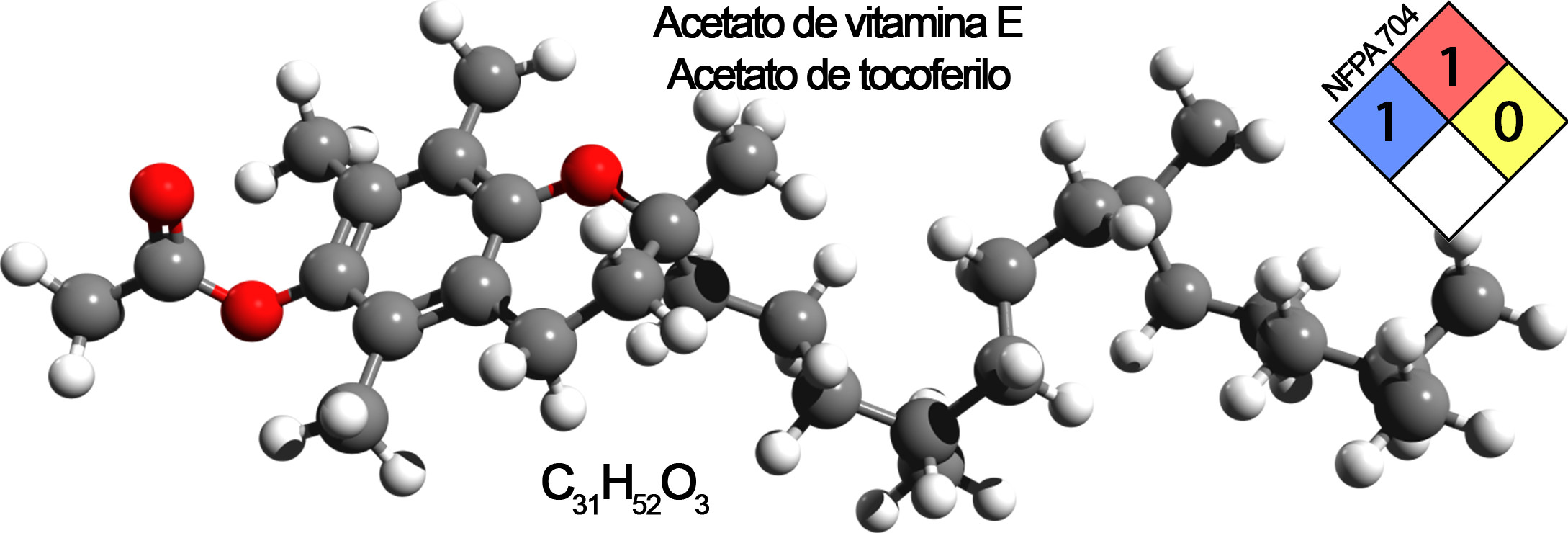 acetato de vitamina E composicion marcado vapear