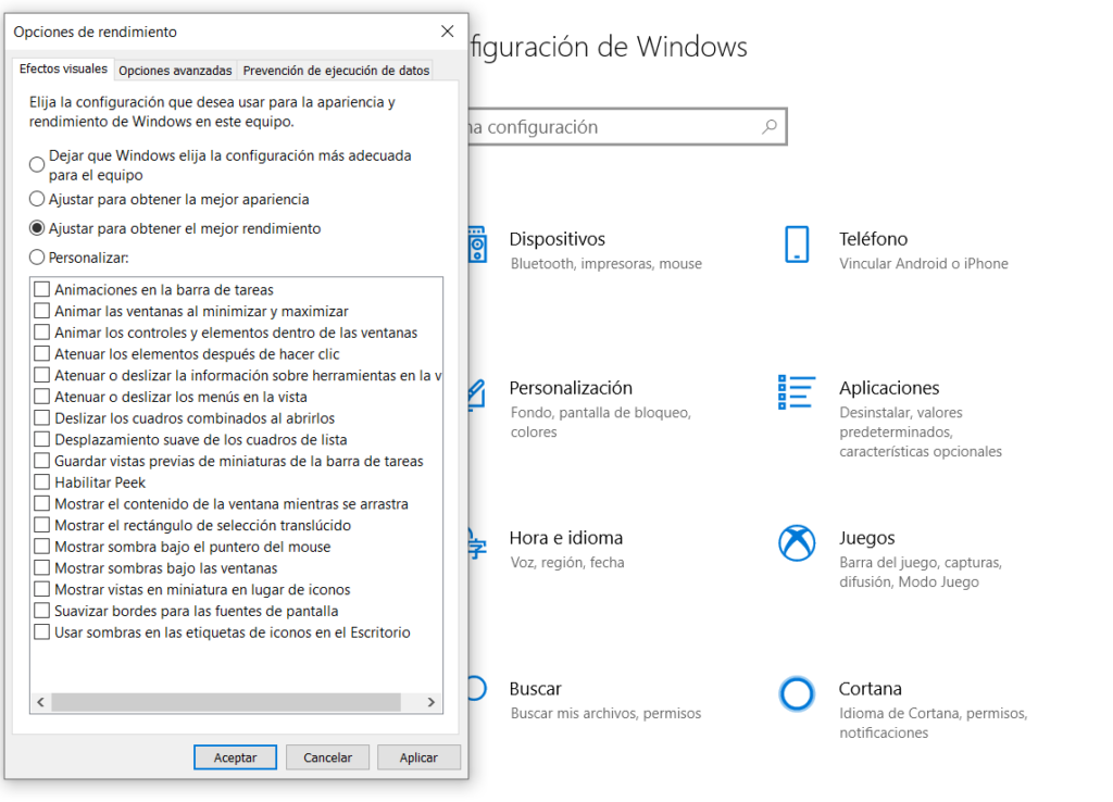 Optimizar Windows 10
