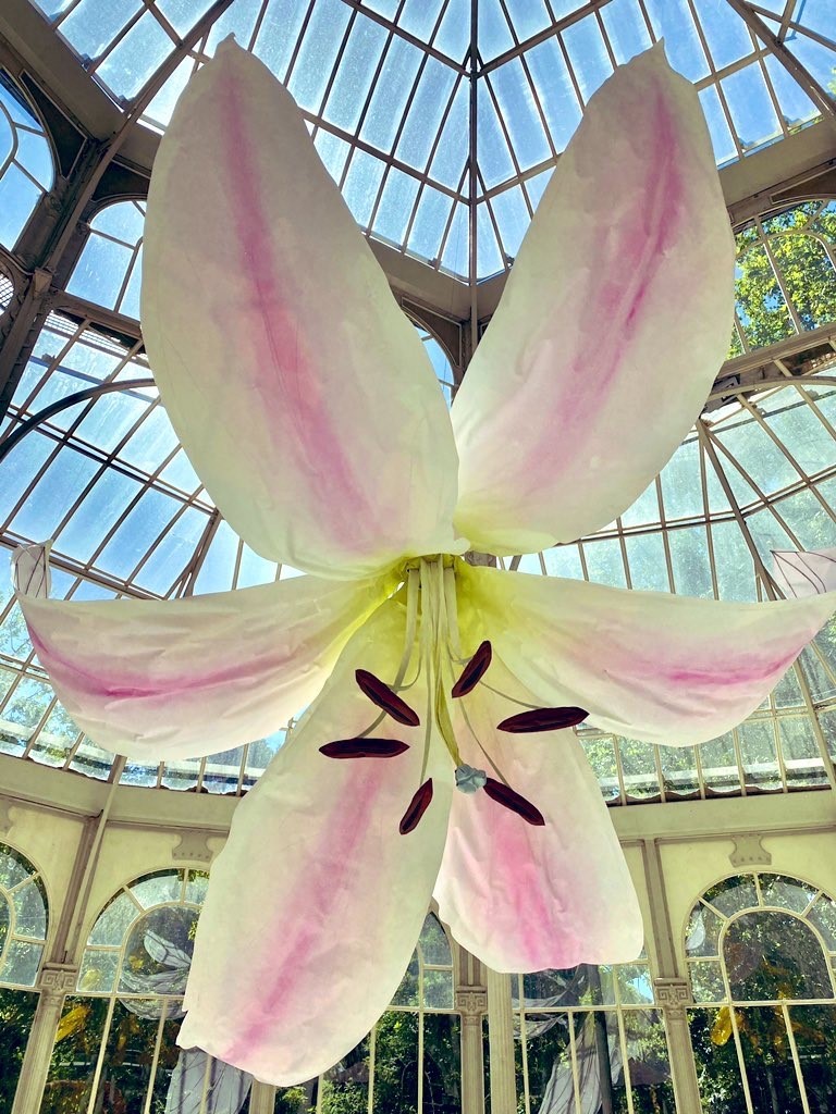Palacio de Cristal: Flores y pájaros