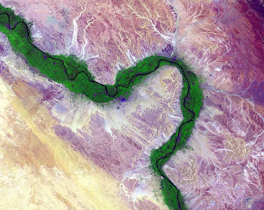 río Nilo a su paso por Sudán