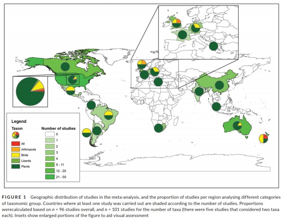 mapa analisis biodiversidad en ciudades