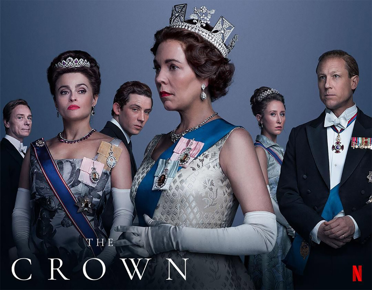 series y películas de Netflix. The Crown