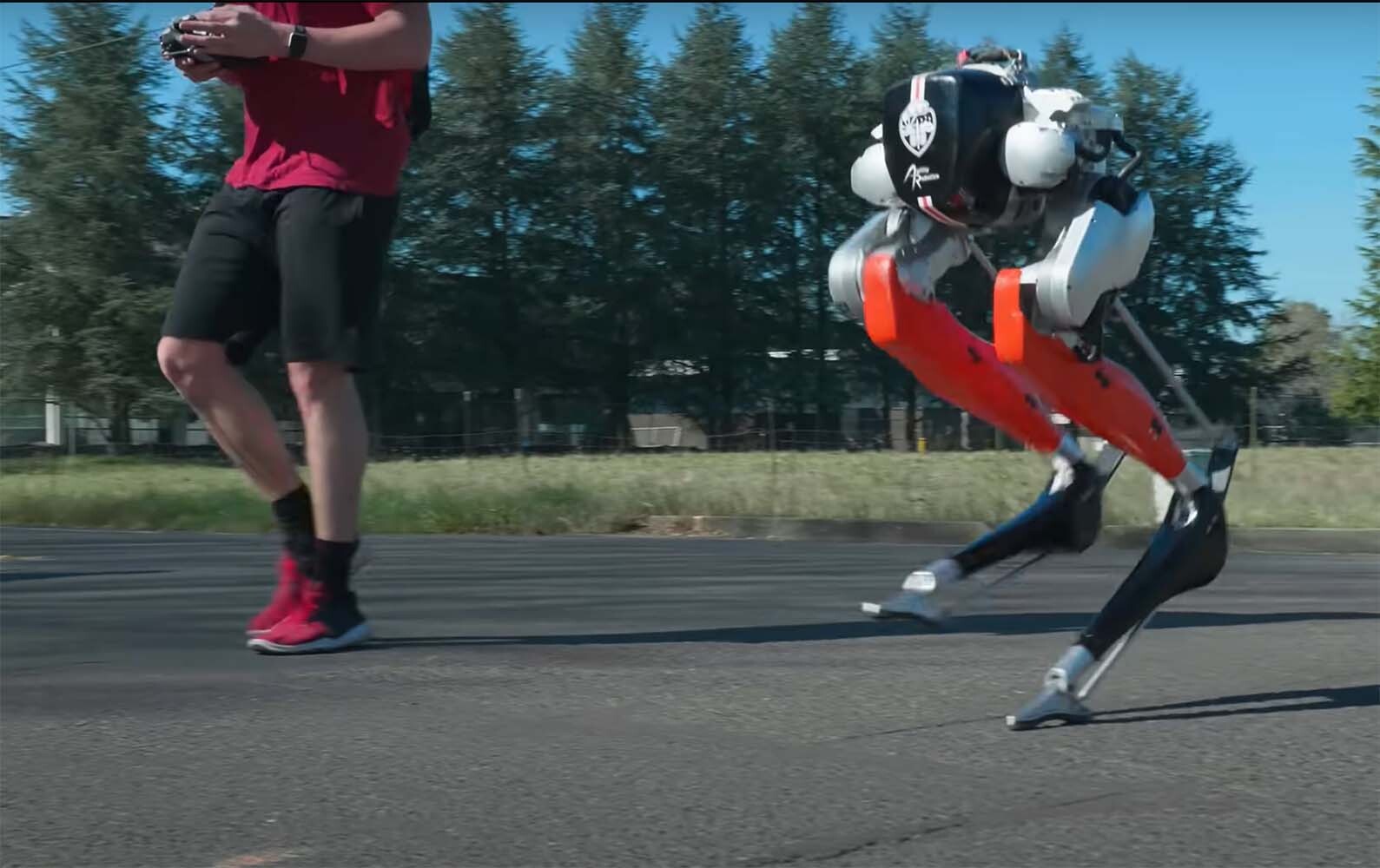 ¿robot corredor enl la final de 5.000 metros juegos olímpicos?