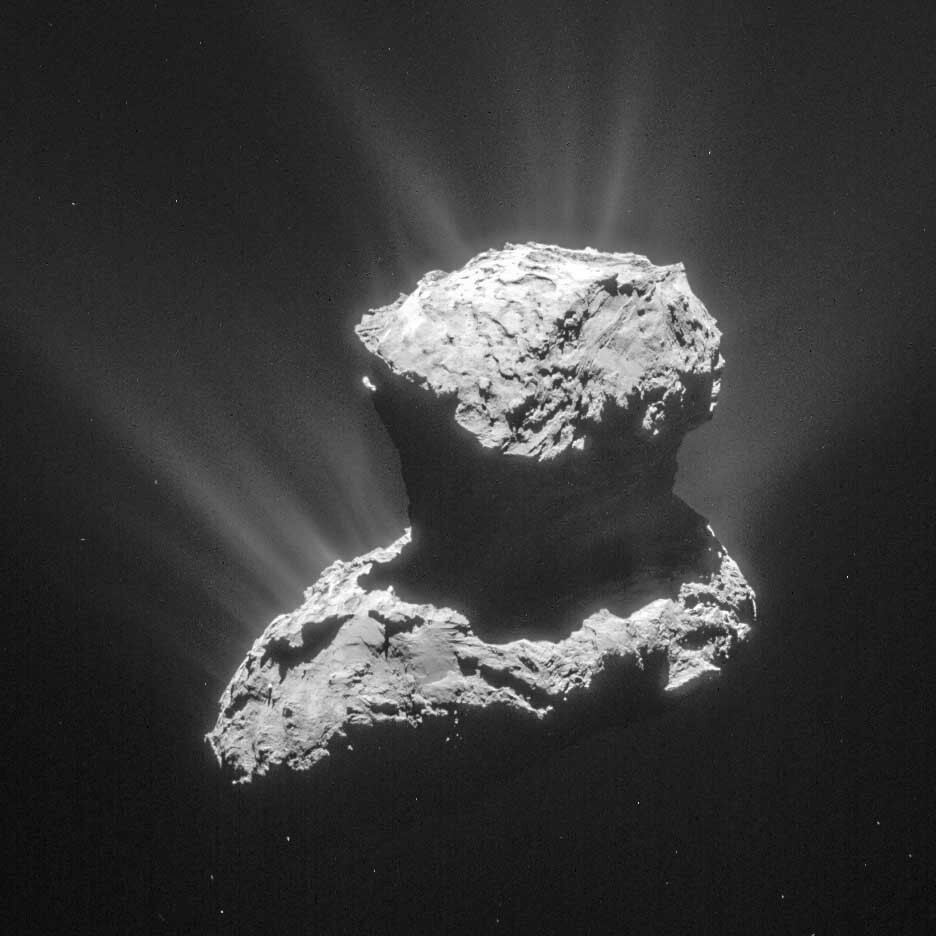 cometa que estudió Rosetta, coordinado por Michael Küppers
