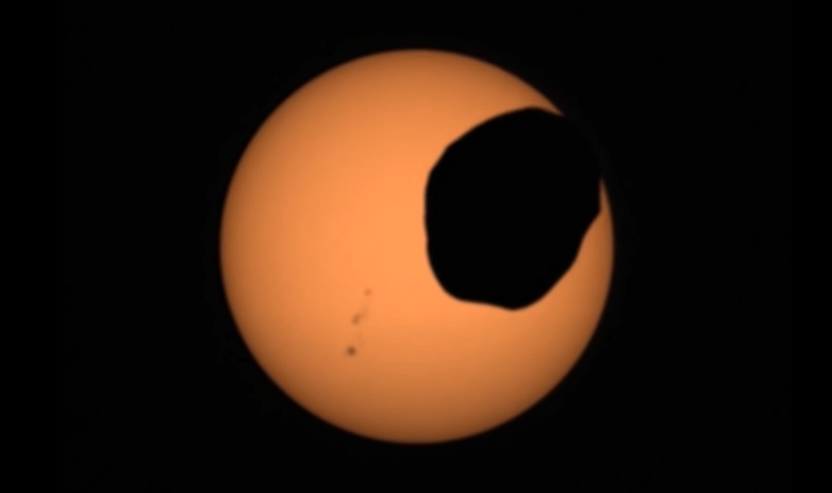 eclipse solar Fobos Marte