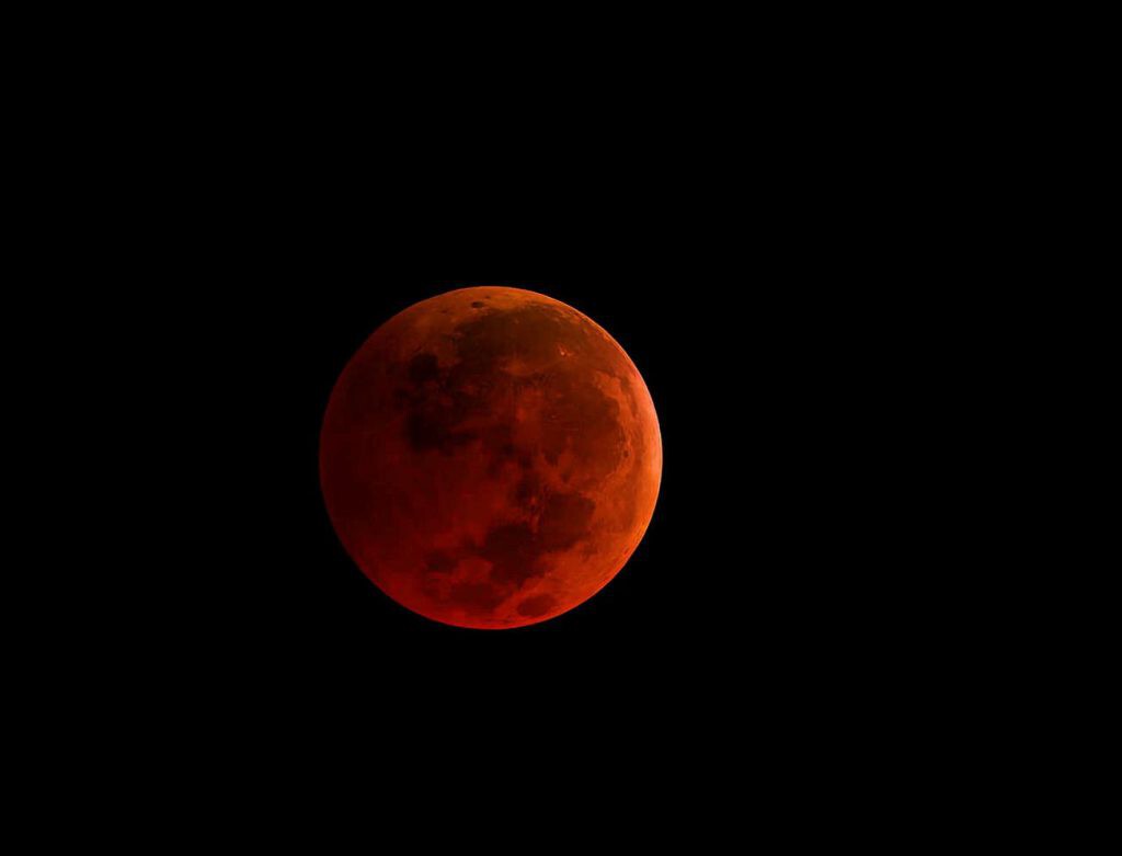 eclipse total de luna 2022, qué es la luna de sangre
