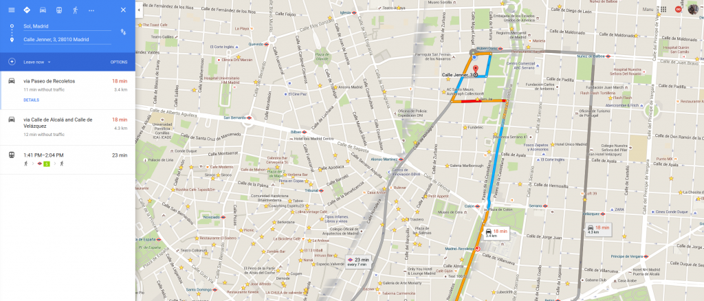 google maps transporte2