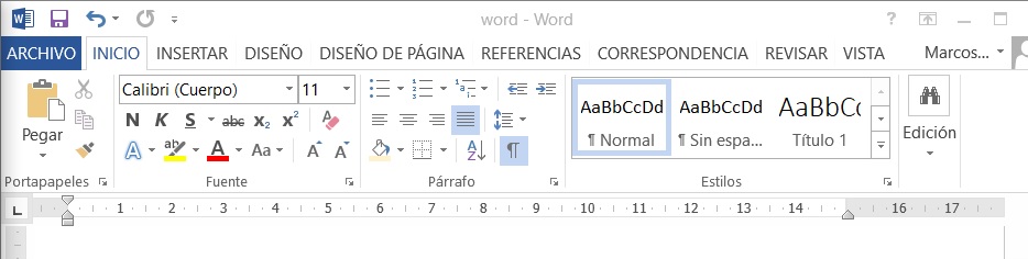 Microsoft Word maquetar estilo normal