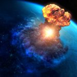 El impacto de un asteroide