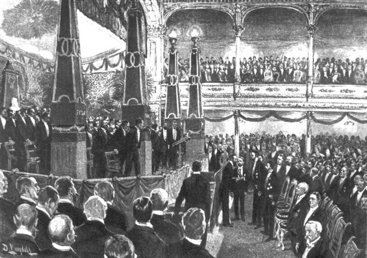 Primera ceremonia del Premio Nobel en 1901