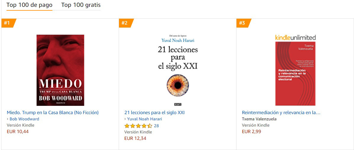 Amazon Kindle Txema Valenzuela
