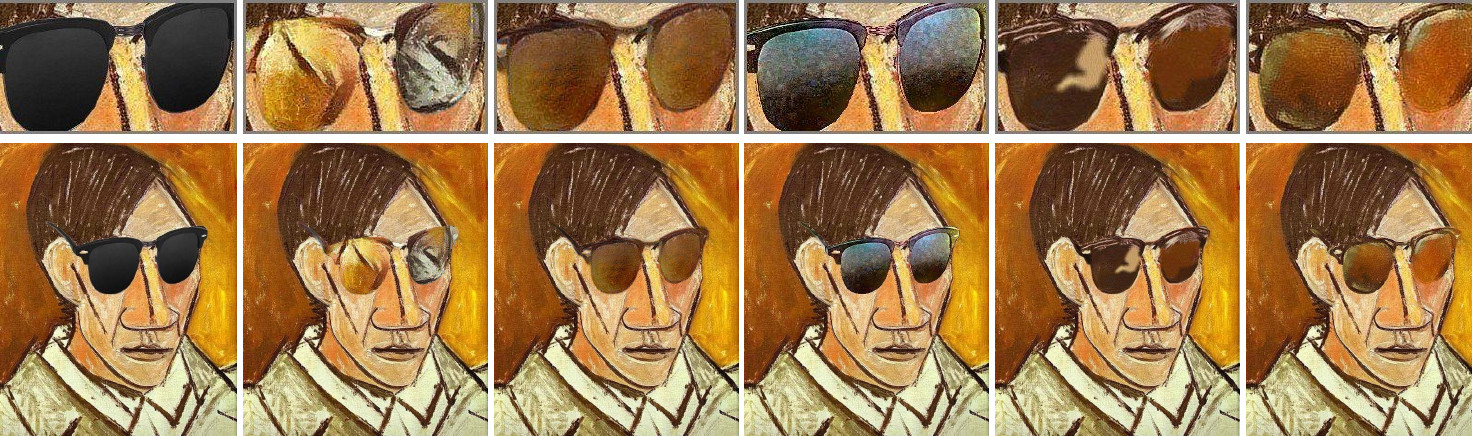 Picasso con gafas de sol