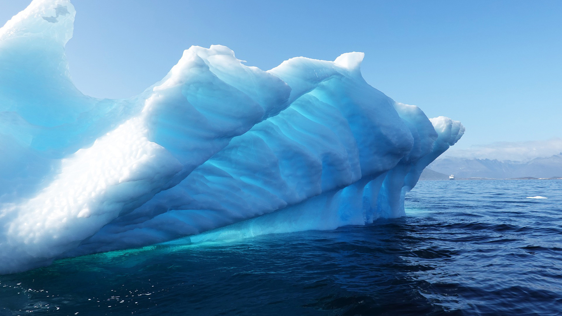 cambio climático iceberg