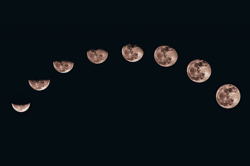 las fases de la Luna