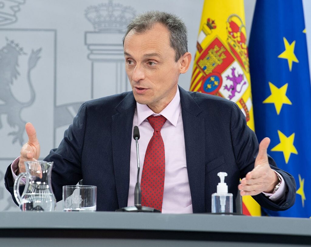 Pedro Duque tras el Consejo de Ministros
