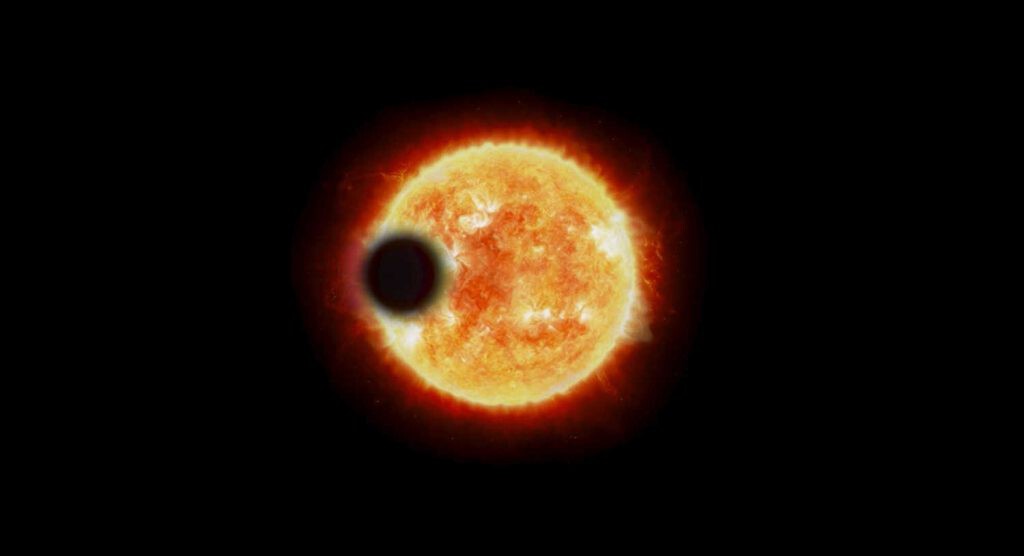 tránsito de un exoplaneta, uno de los objetivos de observación del instrumento desarrollado por Luis Colina Robledo