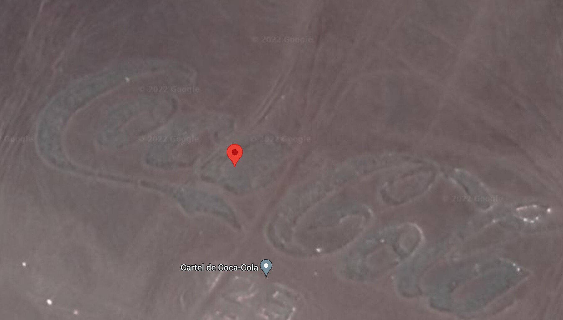 Coca Cola en Google Earth