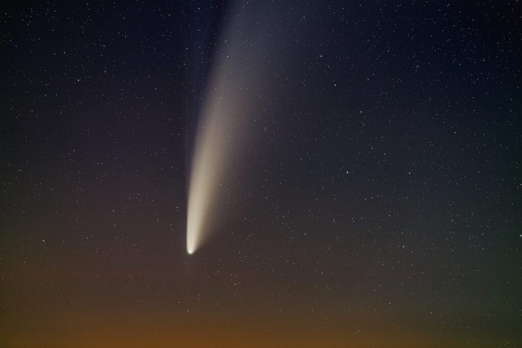 imagen de la NASA del Neowise, qué son los cometas