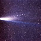 imagen del cometa Halley otmada en 1986, año de su última aproximación