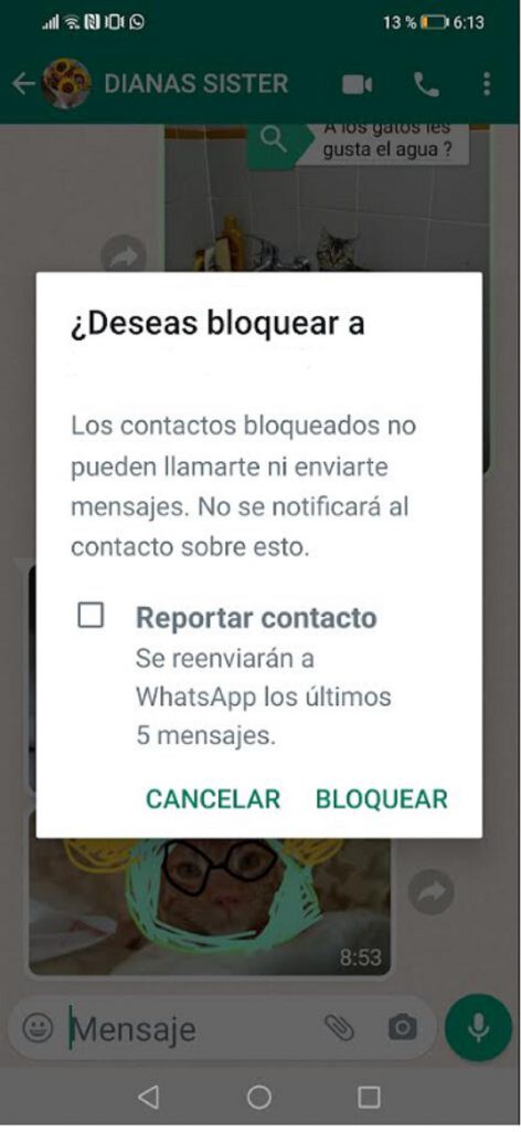 cómo eliminar un contacto de whatsapp