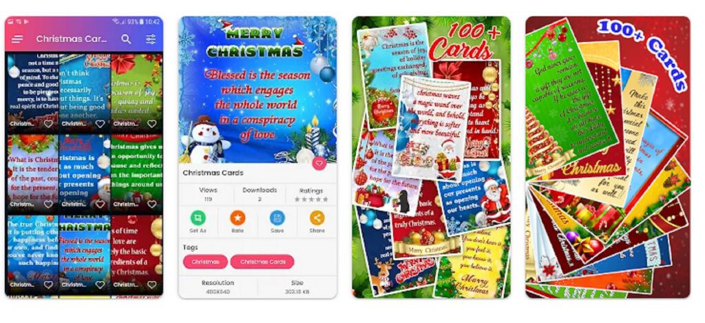 100+ felicitación de Navidad, apps para felicitar la Navidad