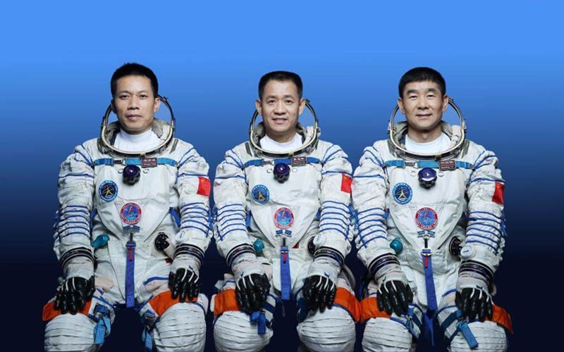 Los tres astronautas chinos que habitan la CSS