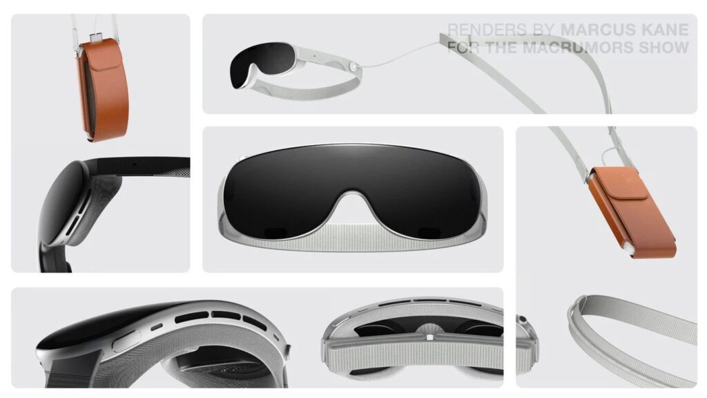 Posible aspecto de las gafas de realidad virtual Reality Pro