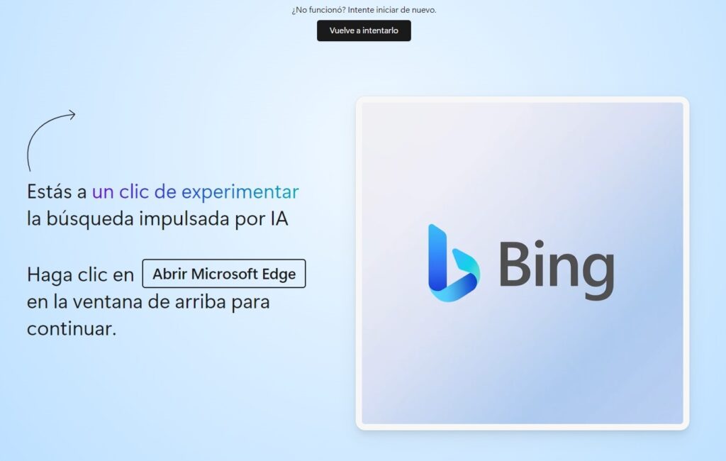 Microsoft Bing como alternativa a ChatGPT