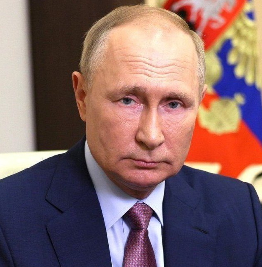 Vladimir Putin tratando de sonreir a la cámara. Wikimedia. 