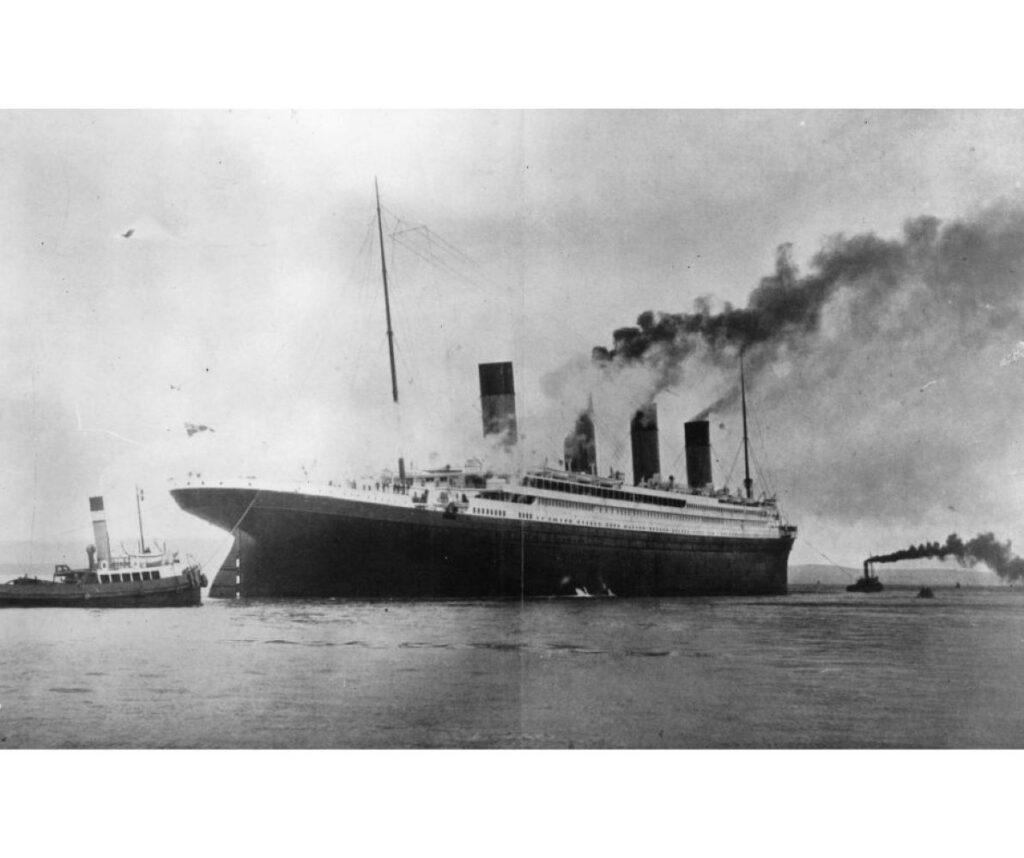Imagen del Titanic. El submarino Titan desaparece