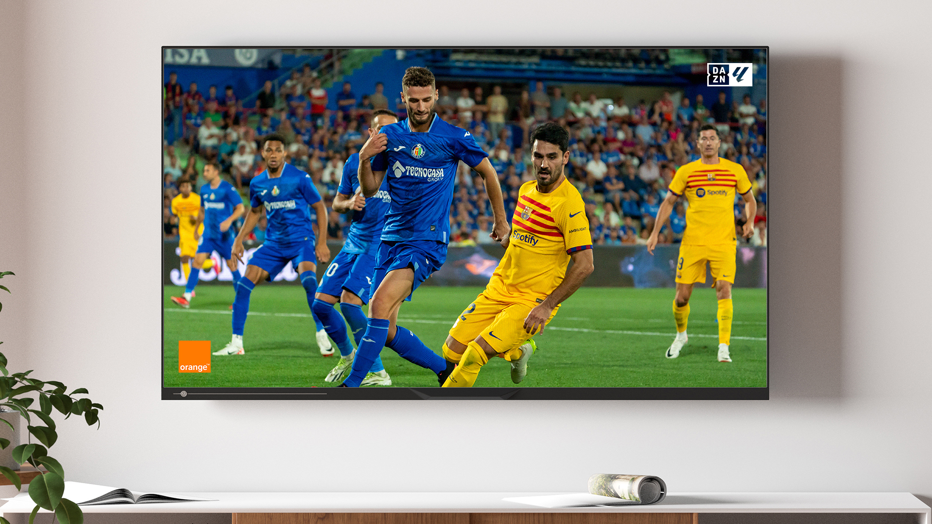 mabr pasra ver el fútbol en streaming con Orange TV