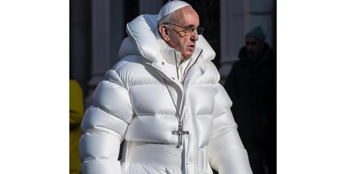foto fake abrigo Papa 