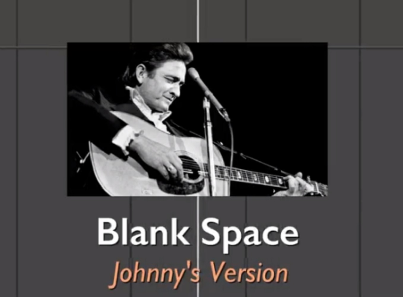 "Blank Space", el éxito de Taylor Swift, en la voz clonada del legendario Johnny Cash.