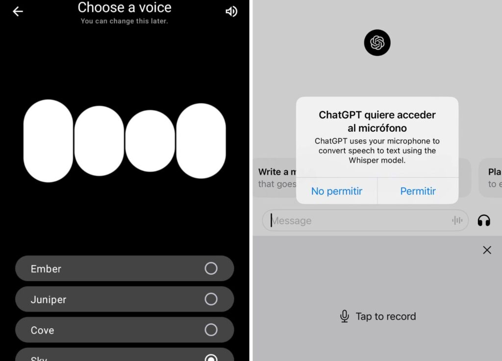 ChatGPT Voz tutorial