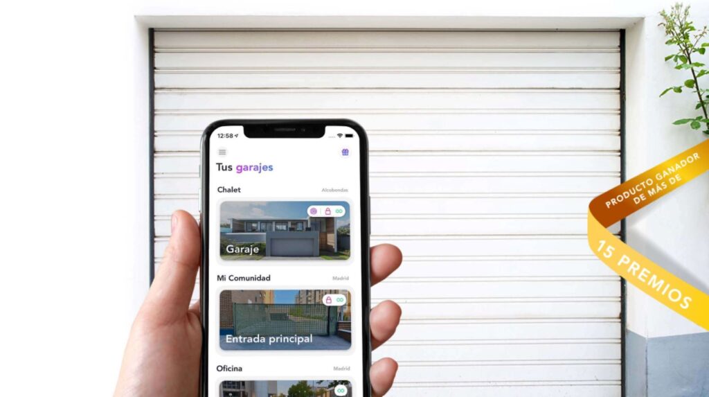 HOMYHUB, la app para tu mando de garaje inteligente