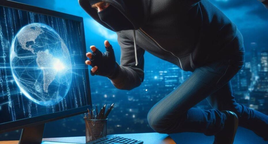 fraude on line hacker huyendo